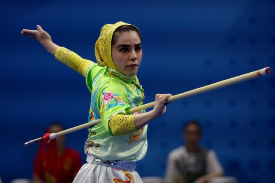 دختر ووشوکار ایران نقره ای شد