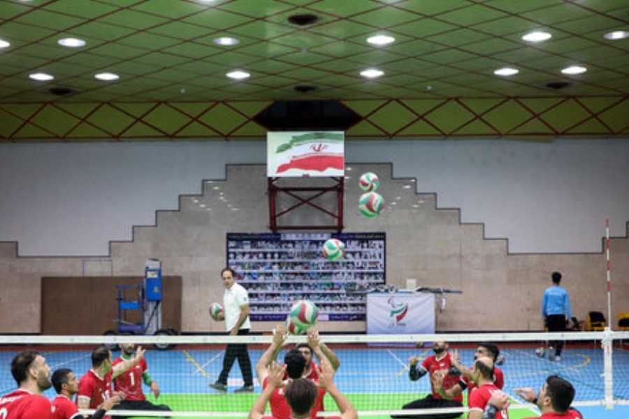 تصویر پیروزی مقتدرانه تیم ملی والیبال نشسته ایران در گام نخست