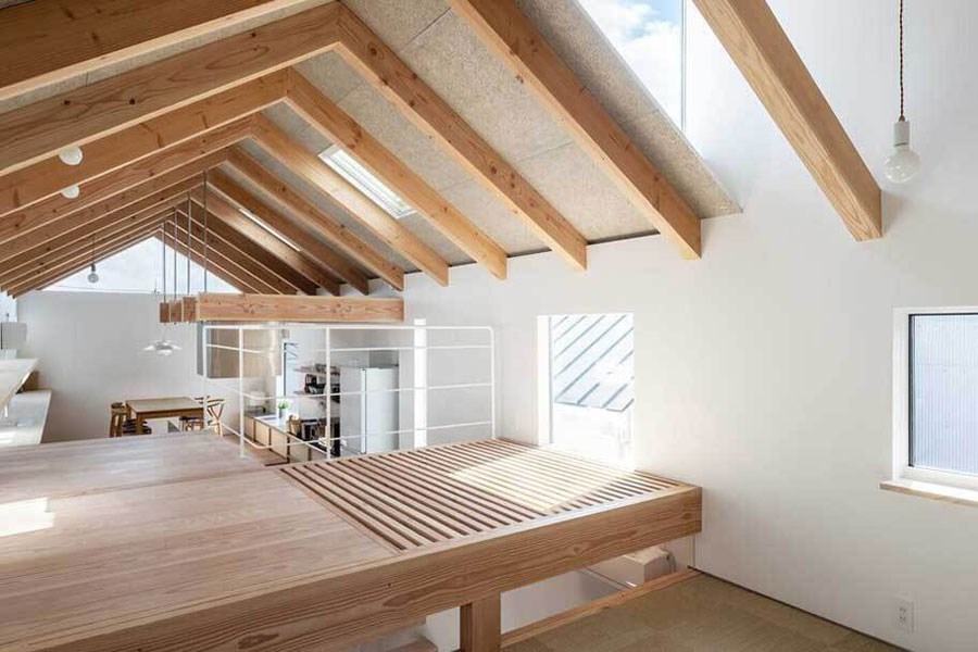 خانه جمع و جور ژاپنی با ویژگی‌های جالب توجه