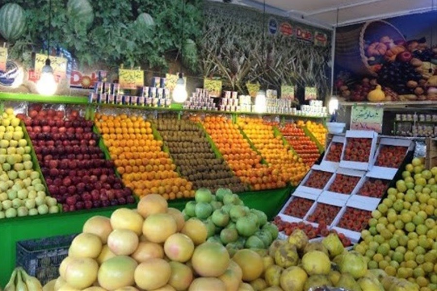 تصویر جزئیات قیمت انواع میوه و صیفی‌ درجه یک تا درجه سه