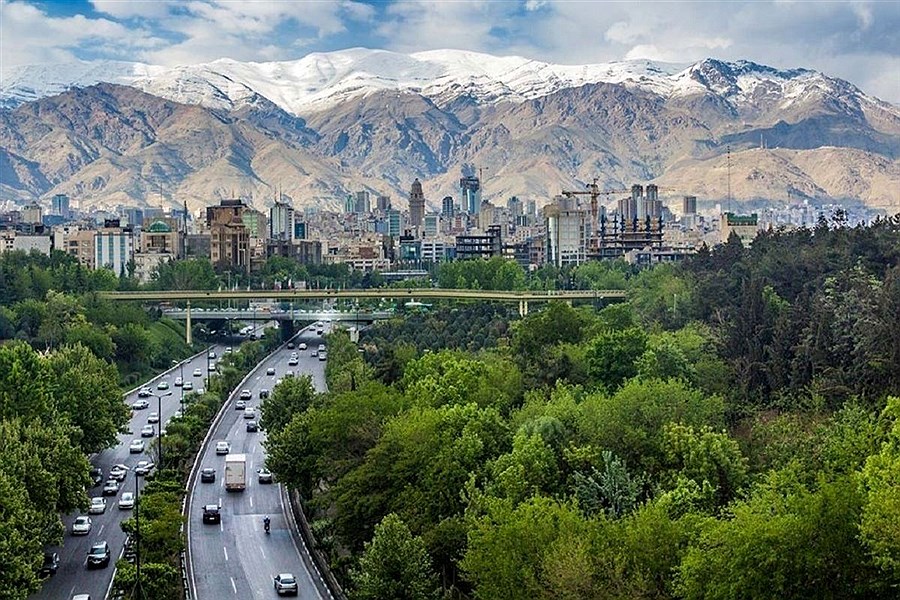 تصویر دمای هوای تهران کاهش می یابد