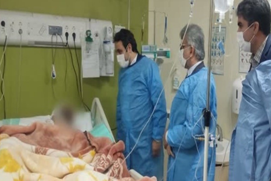 معاون وزیر بهداشت از مصدومان حریق لنگرود عیادت کرد