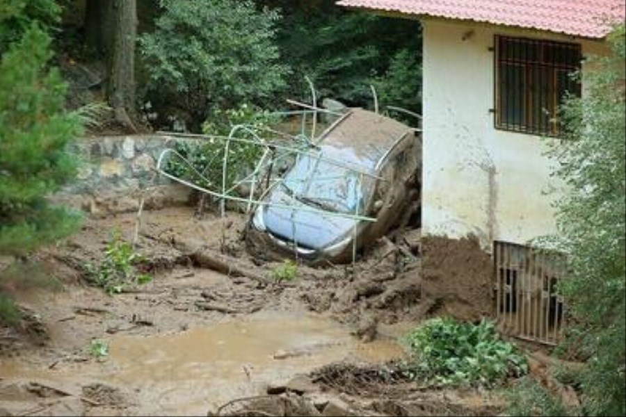 جزئیات خسارت شدید وقوع سیلاب در شهر چالوس