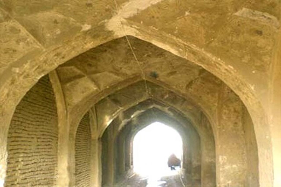 تصویر مرمت «ساباط معتمد» در جنوب استان فارس