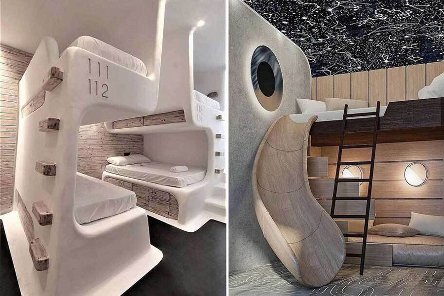 ایده‌های جالب و دیدنی برای تختخواب دو طبقه
