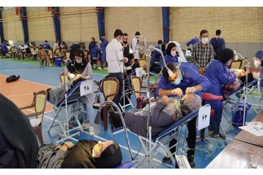 تصویر دندان پزشکان جهادی این بار در هرند