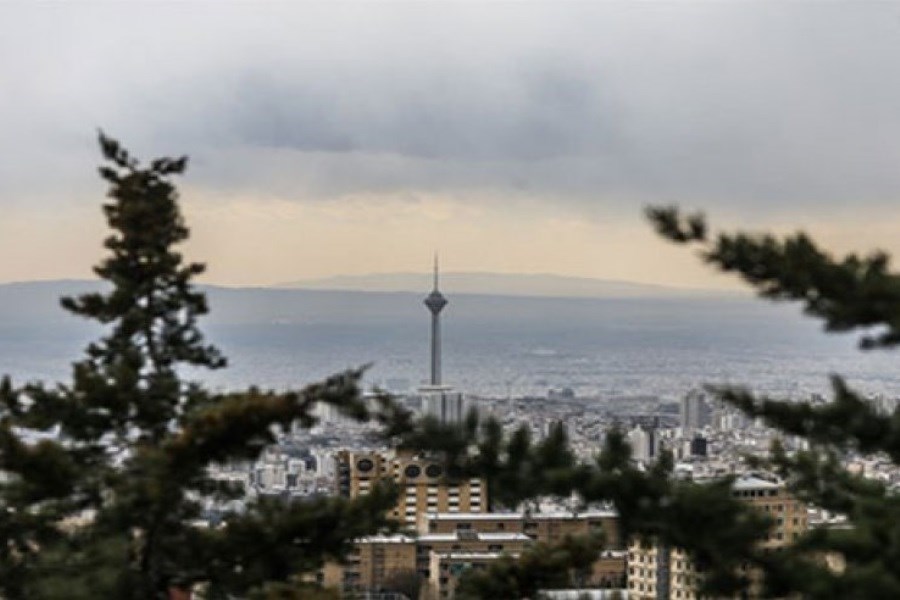 تصویر تهران بارانی و سرد می‌شود