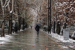 بارش باران و برف در برخی نقاط تهران تا پایان هفته
