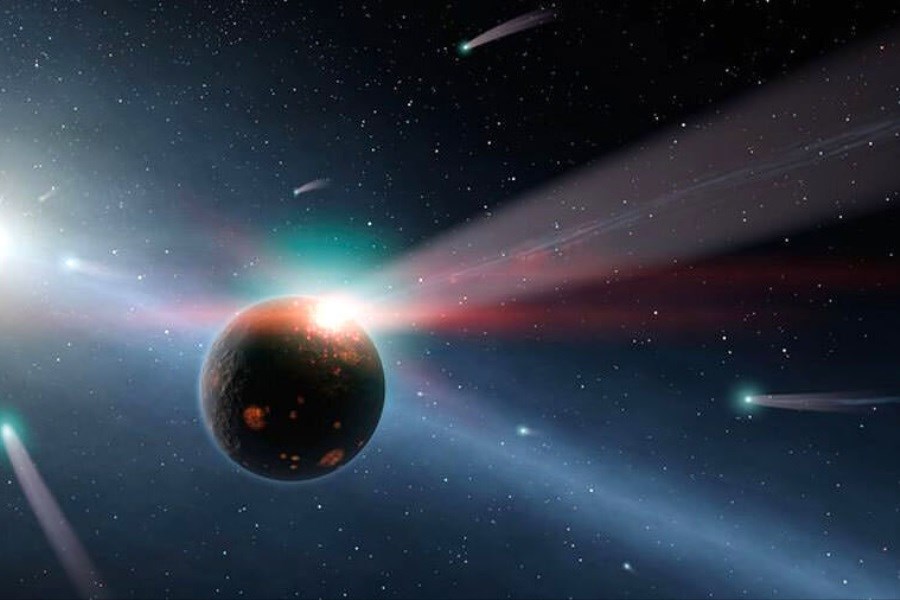 تصویر کجا باید دنبال حیات فرازمینی بگردیم؟&#47;کشفی عجیب درباره ویژگی حیات‌بخش دنباله‌دارها!