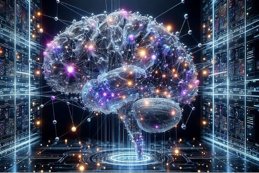 تصویر ابداع هوش مصنوعی مشابه مغز در واکنش به محدودیت‌های فیزیکی