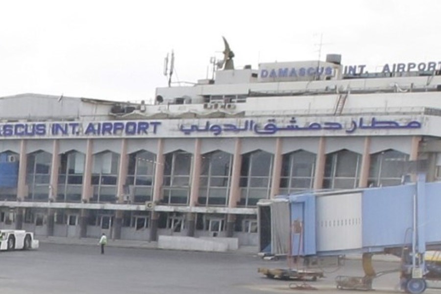 تصویر فرودگاه دمشق دوباره بسته شد