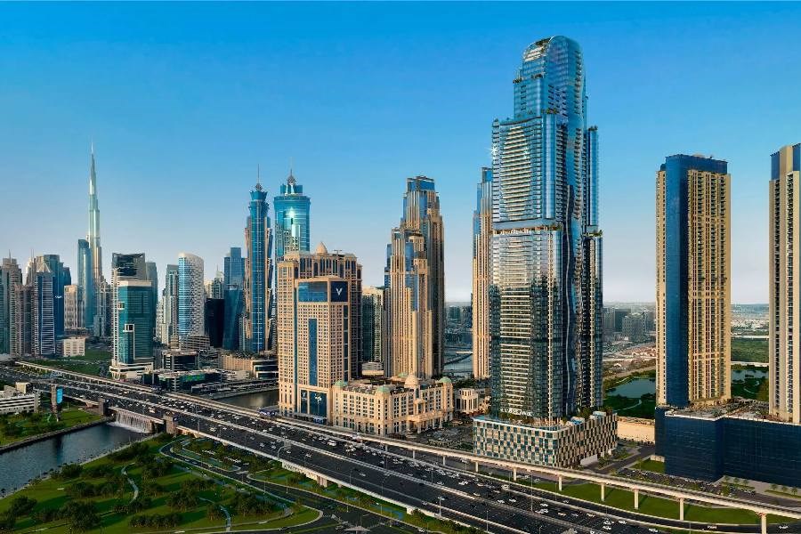 تصویر بزرگترین برج مسکونی دنیا به نام الحبتور در دبی ساخته می‌شود!