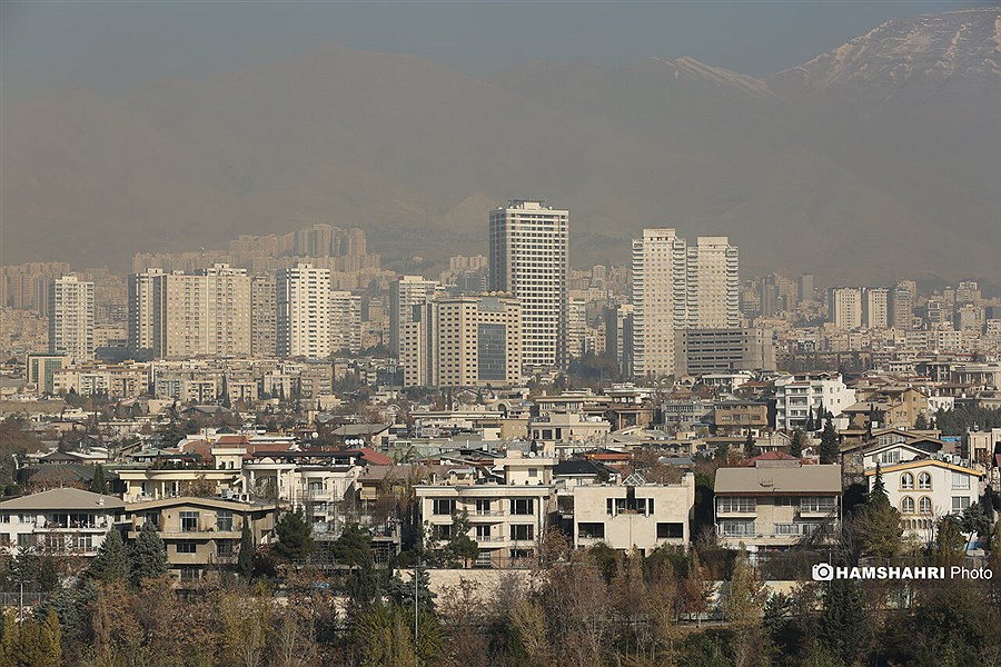 تصویر تداوم آلودگی هوای تهران
