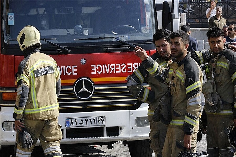 آتش سوزی بیمارستانی در میدان تجریش