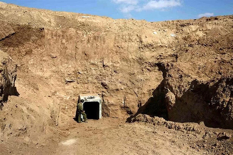 تصویر آغاز پمپاژ آب دریا به داخل تونل‌های غزه توسط رژیم صهیونیستی