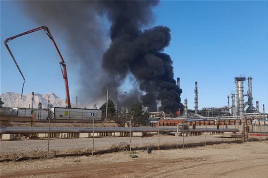 آتش‌سوزی در پالایشگاه نفت اصفهان اطفا شد