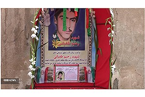 تشییع و خاک سپاری شهید رحیم طغیانی در دولت آباد