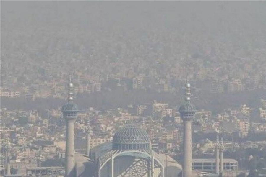 تصویر افزایش غلظت آلاینده‌ها در اصفهان