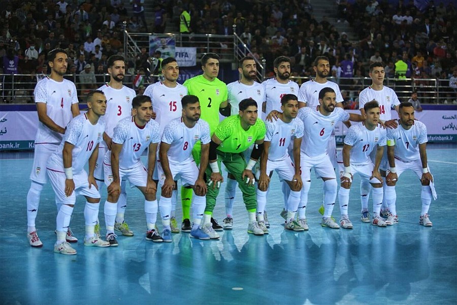 تصویر برد شیرین تیم ملی فوتسال ایران در مقابل روسیه