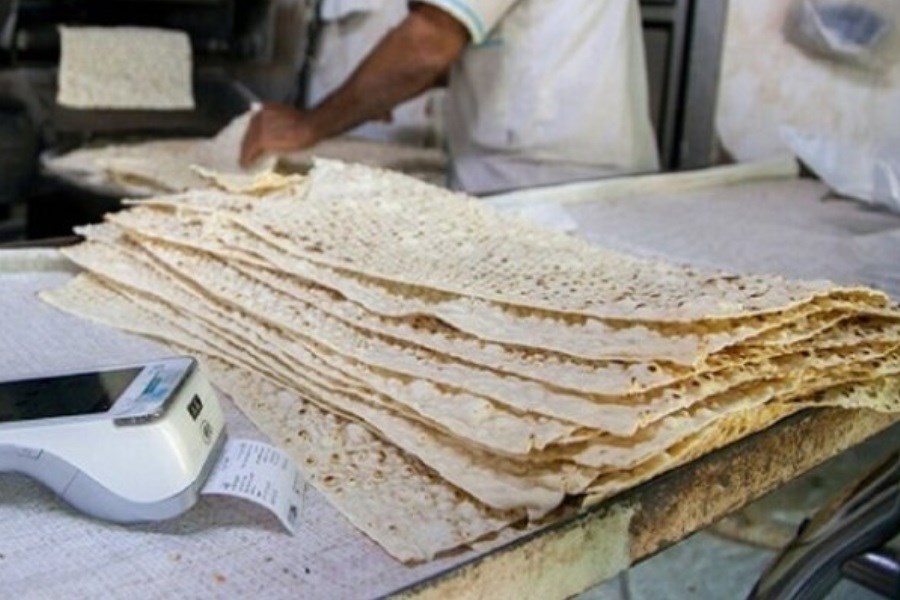 میزان اختصاص آرد نانوایان بر اساس تراکنش‌های فروش نان