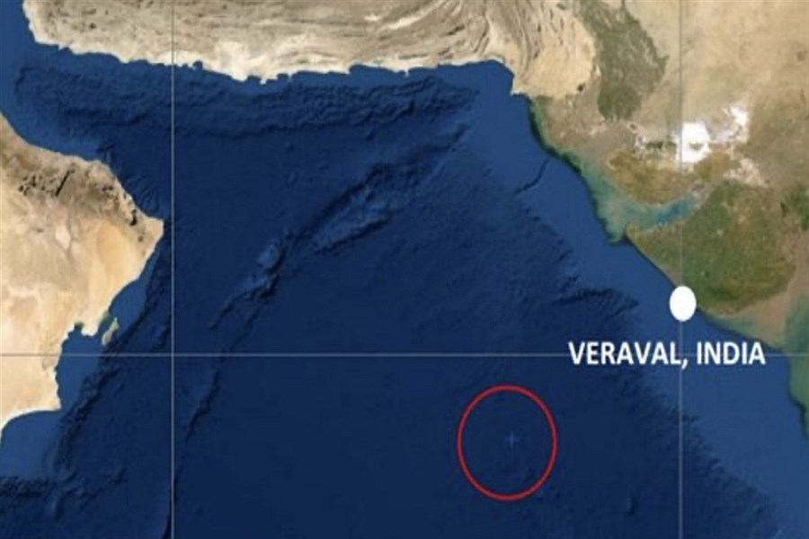 جزئیات حمله پهپادی به یک کشتی در اقیانوس هند