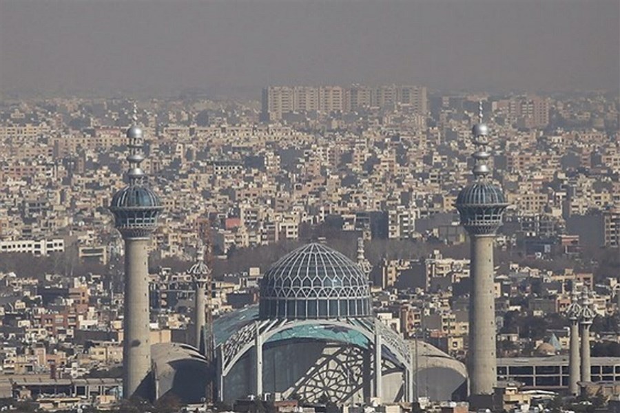 اصفهان برمدار قرمز آلودگی هوا