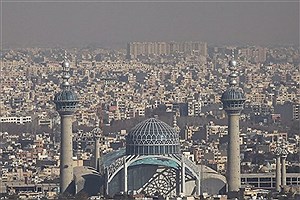 اصفهان برمدار قرمز آلودگی هوا