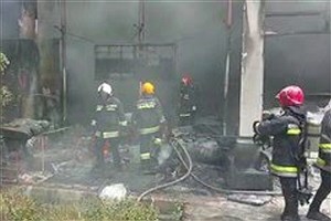 آتش‌سوزی مجتمع مسکونی در مشهد