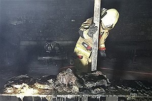 2 کشته و زخمی در آتش سوزی واحد صنعتی سمنان