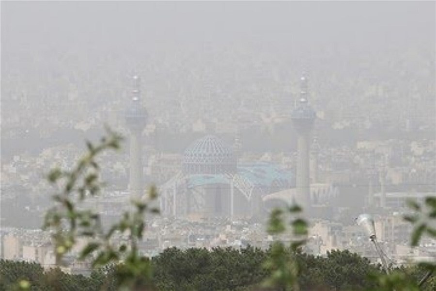 تصویر آلودگی هوای مشهد
