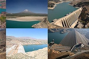 کاهش ظرفیت مخازن سد های تهران