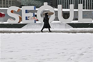 سنگین‌ترین برف یک روزه در سئول