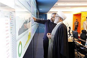 بازدید رئیس دیوان عالی کشور از مرکز کنترل و نظارت شرکت ارتباطات سیار ایران