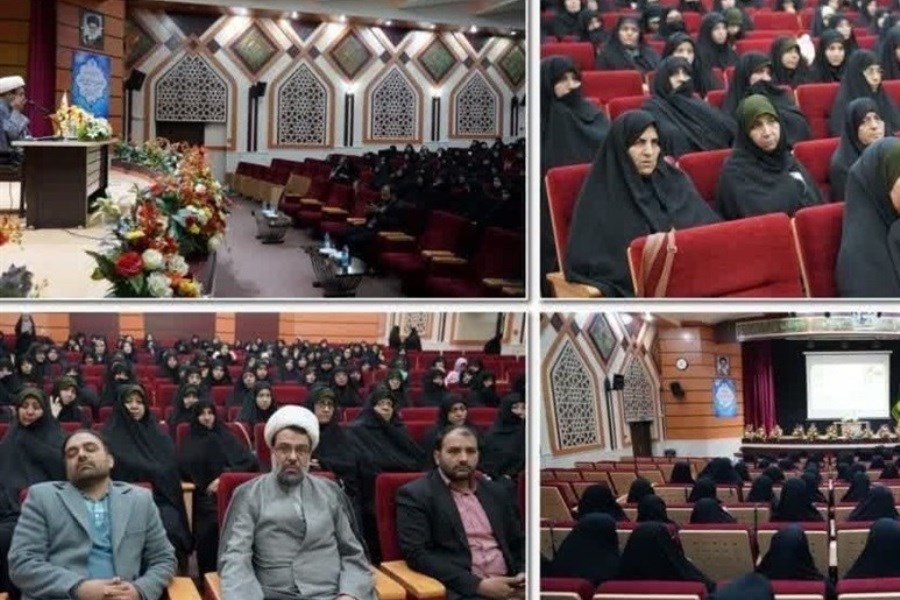 تصویر برگزاری همایش «زن ایرانی، نسل سلیمانی» در طبس