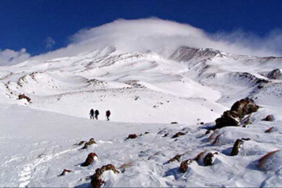تصویر سه کوهنورد در ارتفاعات سبلان مفقود شدند