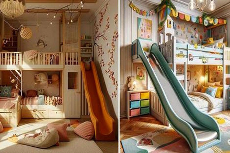 تخت و اتاق خواب رویایی کودکان + تصاویر