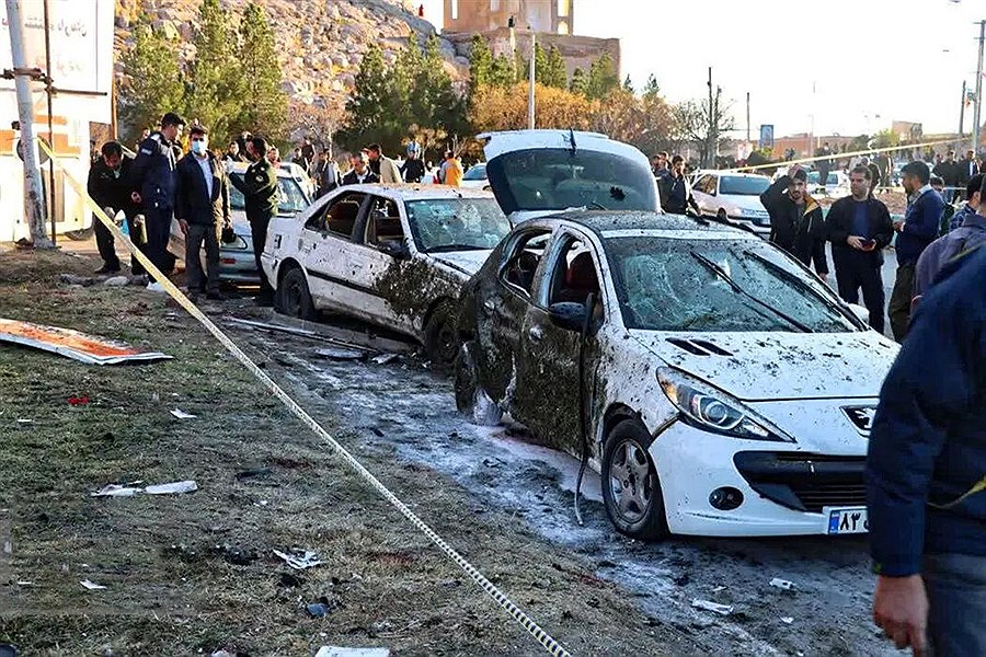 فیلم دیده نشده از انفجار اول حادثه تروریستی کرمان