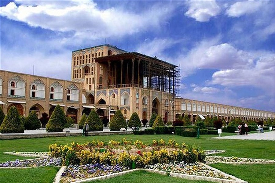 تصویر هوای اصفهان در وضعیت قابل قبول