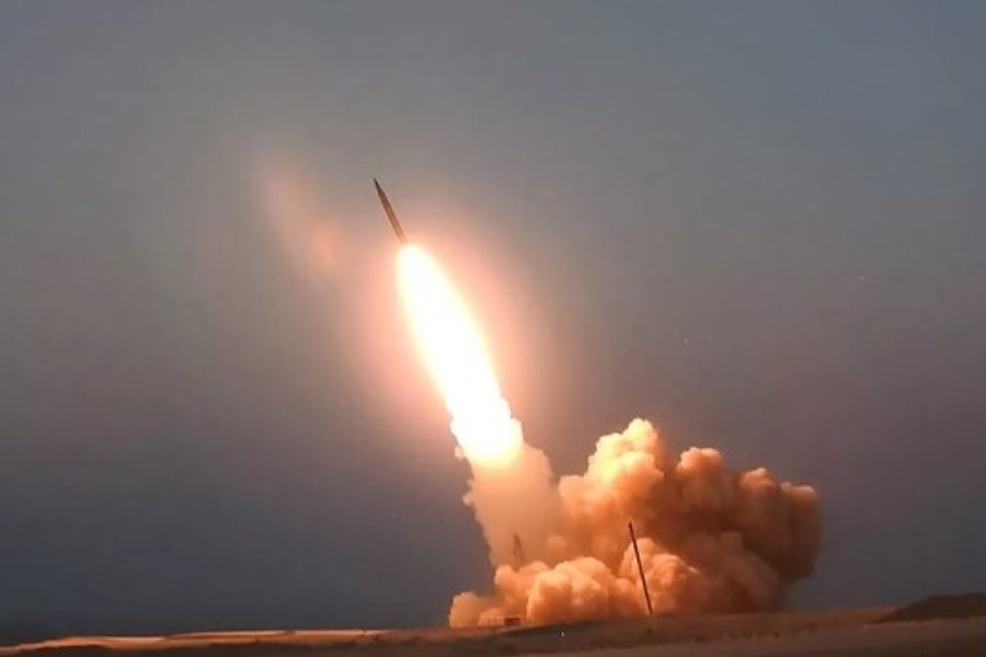 تصویر حمله موشکی از سوریه به جولان اشغالی