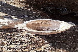 کشف گلدان سنگی دوره ساسانی در شهرستان بویراحمد