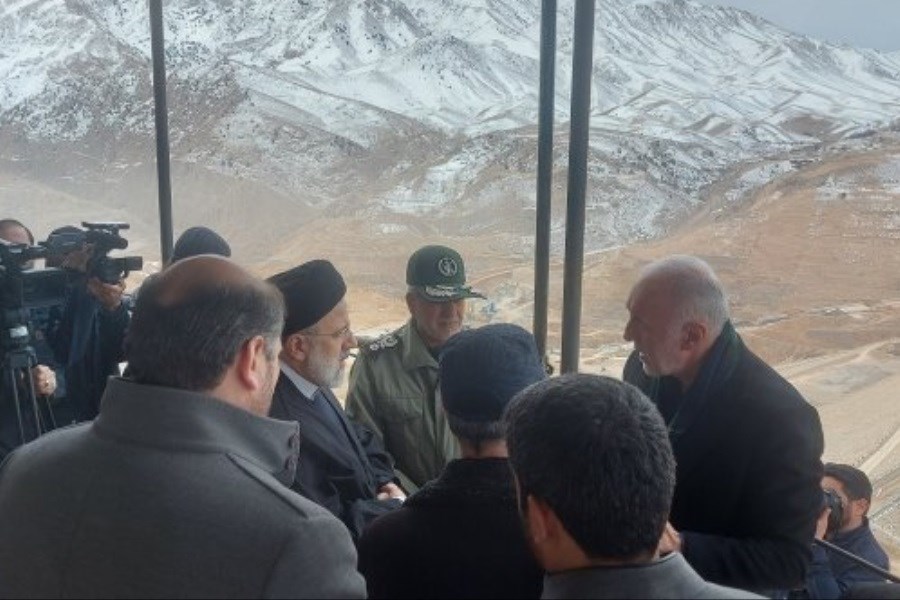 تصویر رئیس جمهور از سد نمرود بازدید کرد