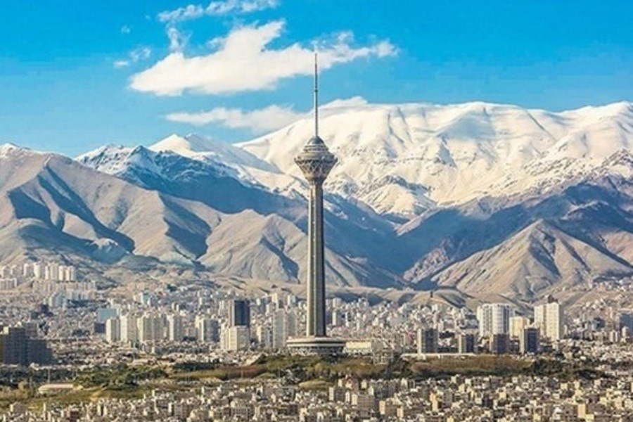 تصویر وضعیت آلودگی هوای تهران امروز ۲۴ بهمن ۱۴۰2