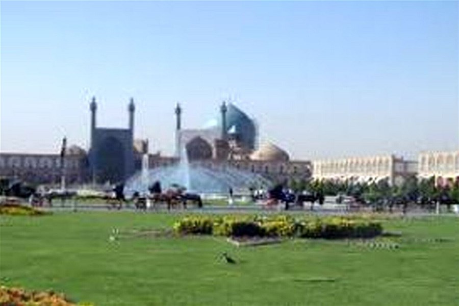 تصویر کیفیت هوای اصفهان قابل قبول است