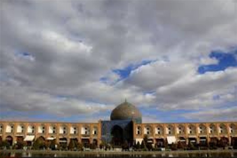تصویر دیده نشدن آلاینده ها در هوای اصفهان