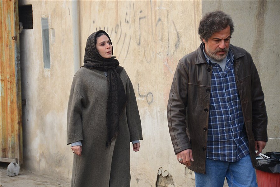 تصویر سحردولتشاهی و امیر آقایی در جشنواره با فیلم «نبودنت»
