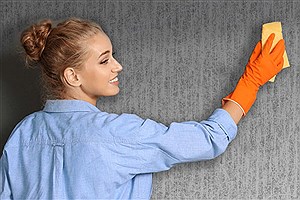 تمیز کردن انواع کاغذ دیواری با چند روش کاربردی