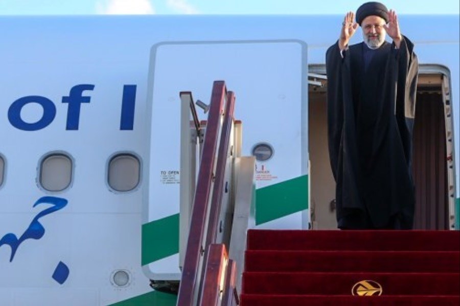 تصویر دقایقی قبل رئیسی الجزیره را به مقصد تهران ترک کرد