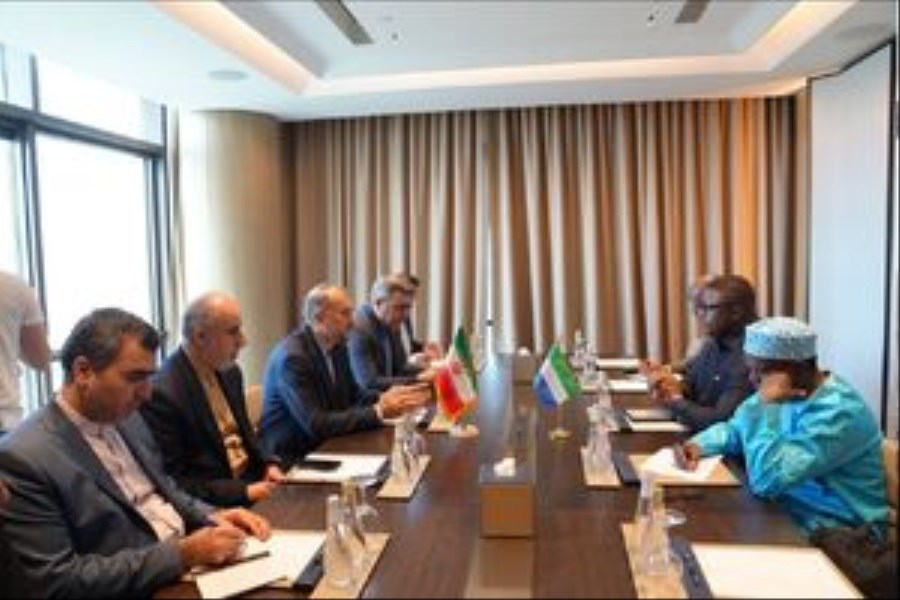 تصویر دیدار امیرعبداللهیان و وزیر خارجه سیرالئون
