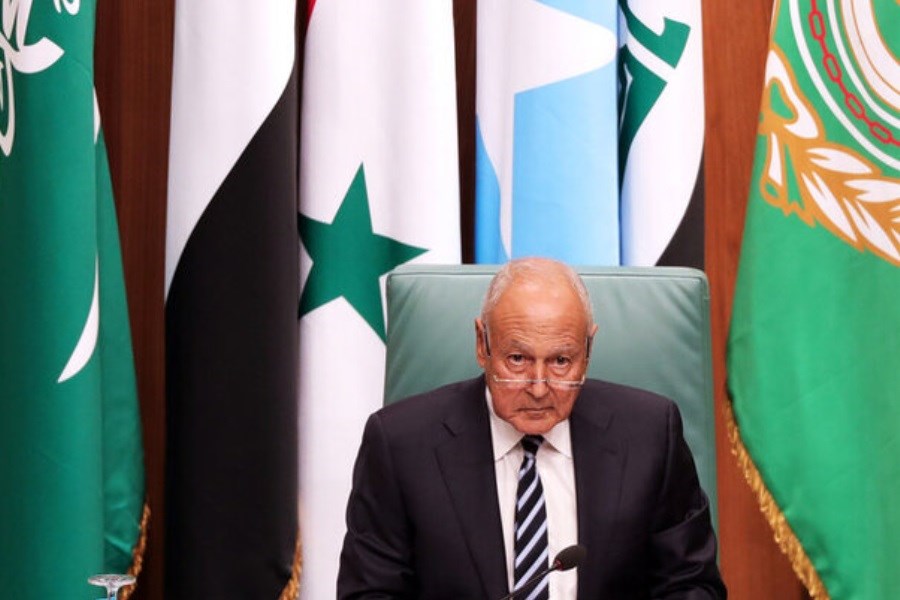 تصویر درخواست دبیر کل اتحادیه عرب برای بررسی مجدد تصمیم قطع کمک به آنروا
