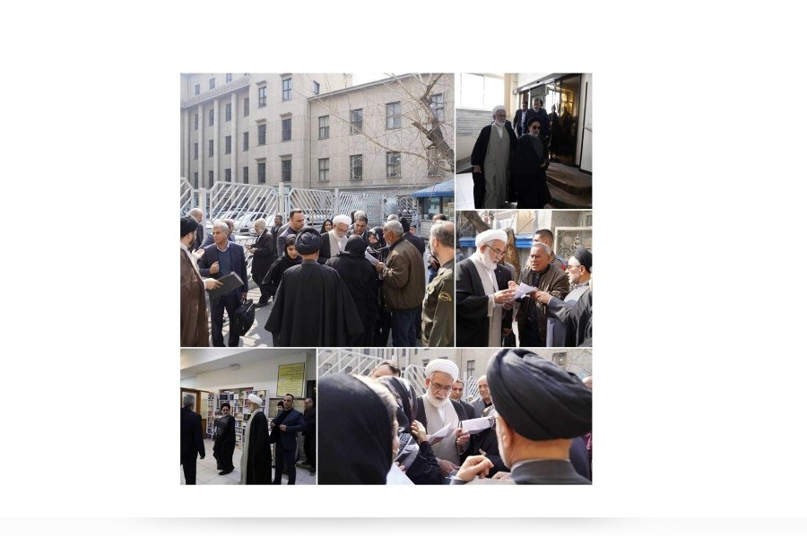 کاخ دادگستری و بازدید سرزده حجت الاسلام والمسلمین منتظری از بخش امور مراجعین